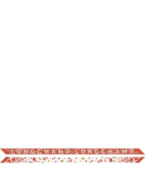 Frise Fleurie Headband Coral - Silk