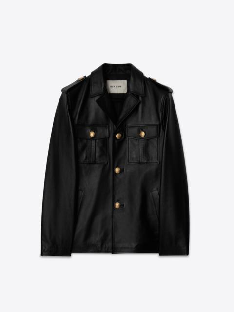 LEATHER JACKET 175 BLACK