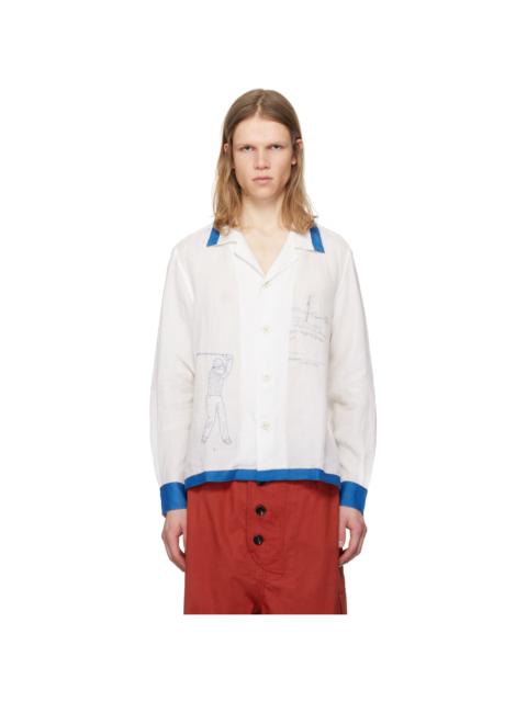 White Club Champion Long Sleeve Shirt