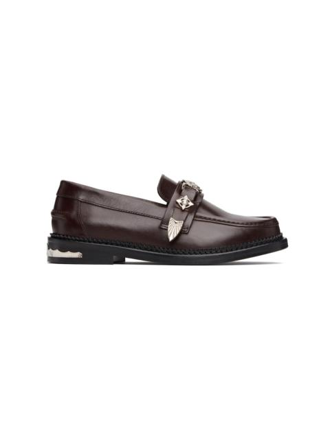 SSENSE Exclusive Brown Detail Loafers