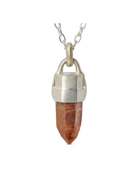 Talisman iron-quartz pendant necklace