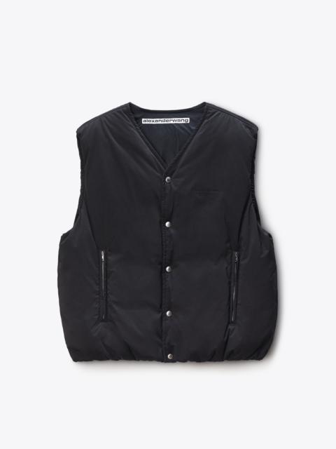 Moto Puffer Vest
