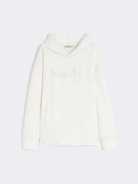 VISIERA Oversized cotton jersey sweatshirt