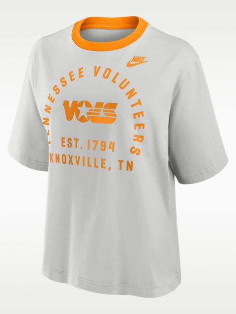 Tennessee Legacy Arch Script Boxy Women's Nike College T-Shirt