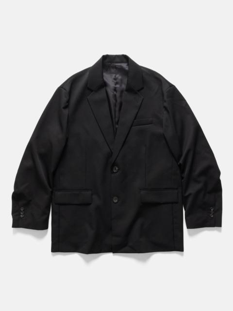 Oversized Single Breasted Jacket Black