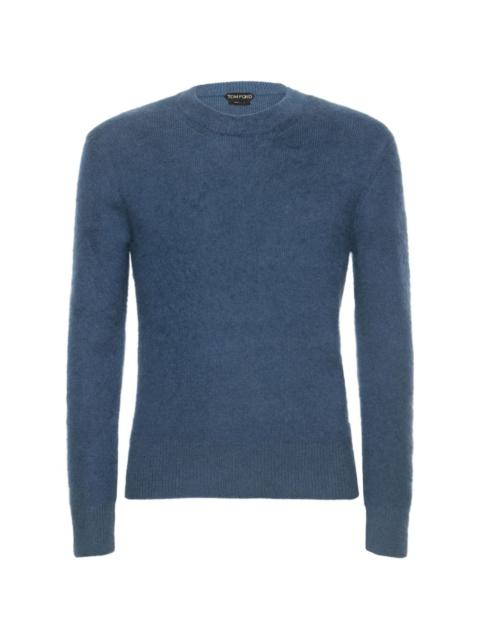 long-sleeve crew-neck sweater