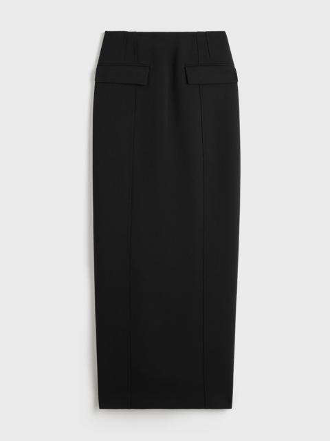 Pocket suit skirt black