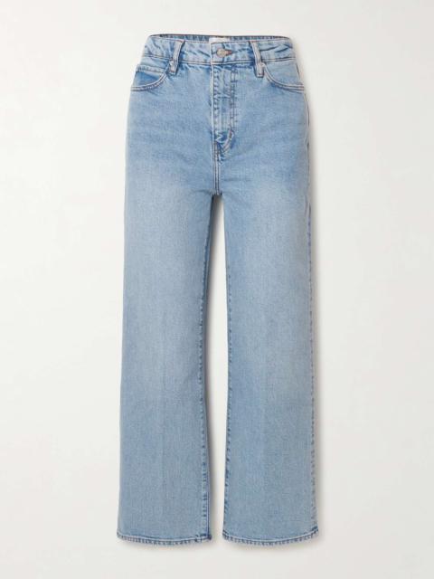 The Wide high-rise wide-leg jeans Light denim