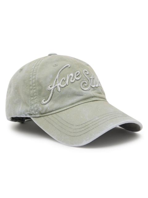Acne Studios Logo-embroidered Cotton cap