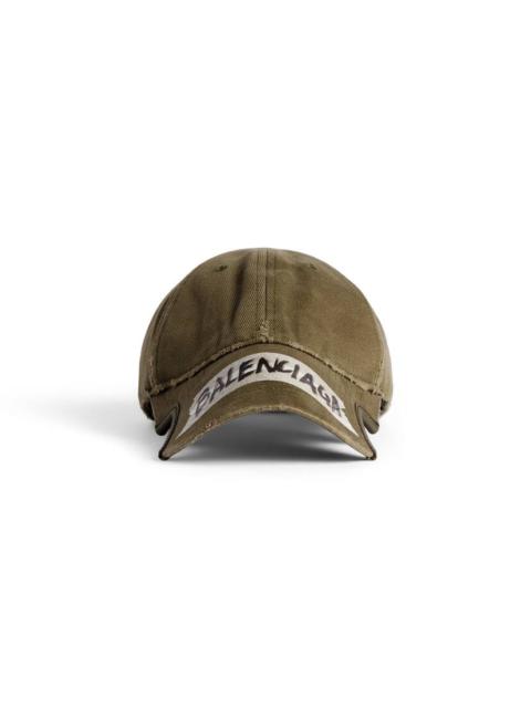 Men's Masking Tape Cap in Khaki