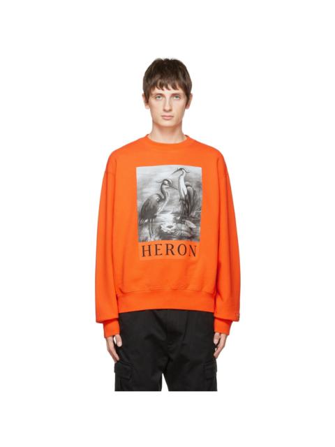 Orange Heron Sweatshirt