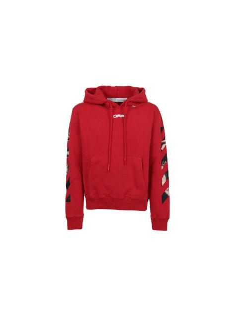 Men's Off-White Painting Red OMBB034S20E300042088
