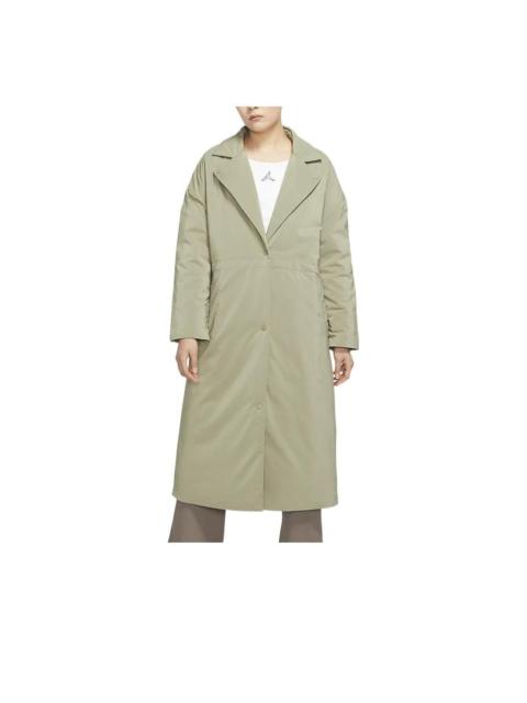 (WMNS) Air Jordan Flight Trench Coat 'Matte Olive White' DR0550-351