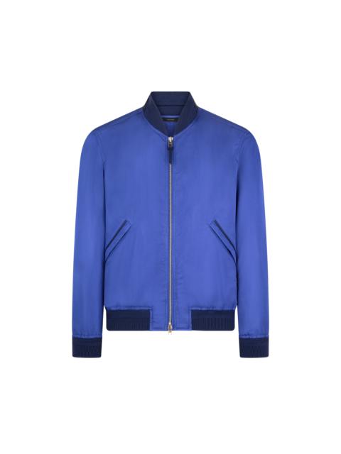 TECHNICAL SILK POPLIN LIGHTWEIGHT BOMBER