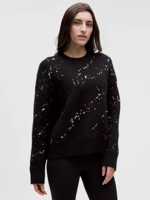 Team Canada Women's Alpaca-Blend Jacquard Sweater *COC Logo