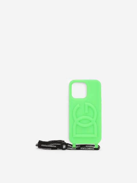 Rubber iPhone 13 Pro cover with embossed logo