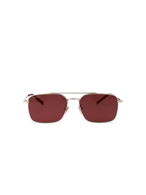 rectangular-frame sunglasses