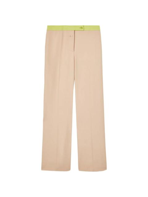 Active straight-leg tailored trousers