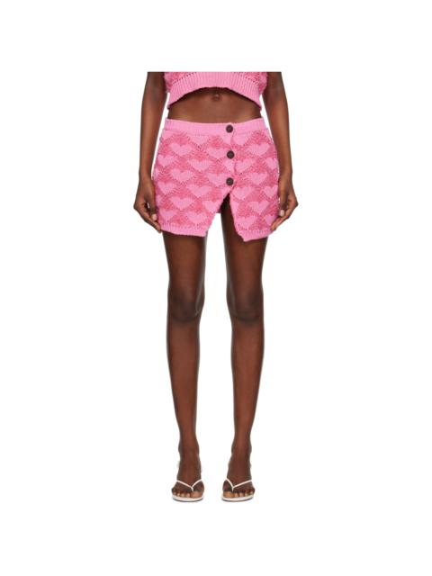 Pink Heart Miniskirt