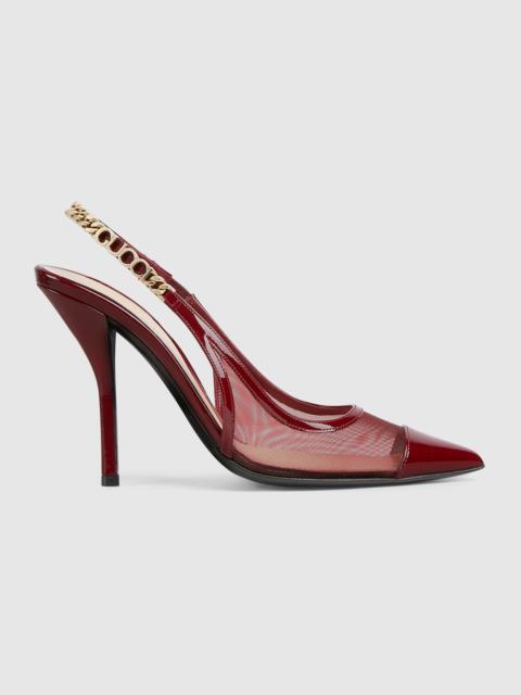Gucci Signoria slingback pump