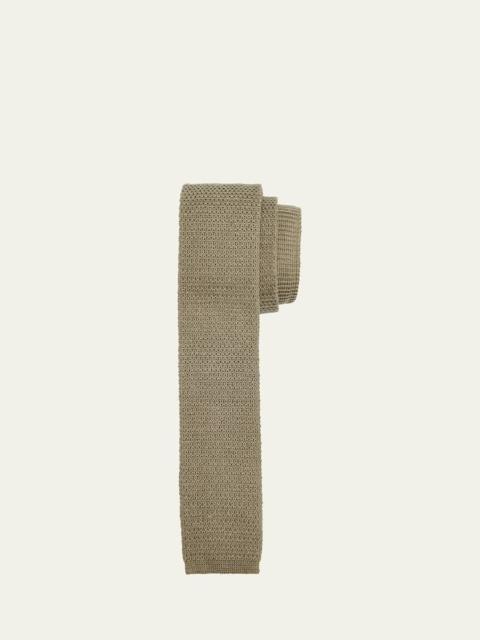 Men's Linen Knitted Tie