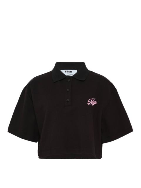 Cropped Polo Tee