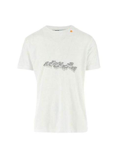 Off-White SS21 Logo Printing Round Neck Short Sleeve Ordinary Version White OWOMAA027R20185010