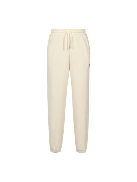 adidas originals Elastic Waistband Casual Bundle Feet Sports Pants/Trousers/Joggers Creamy White HI6