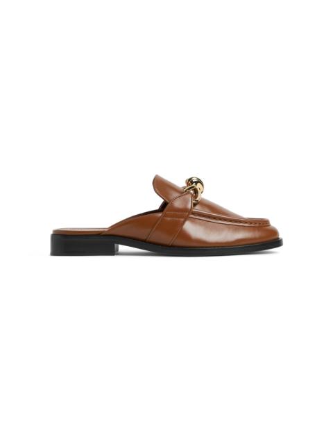 Astaire Calfskin Loafer Mules tan