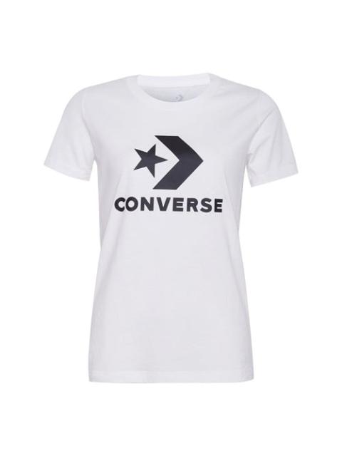 Converse Classic Logo Printing Short Sleeve White 10009152-A01