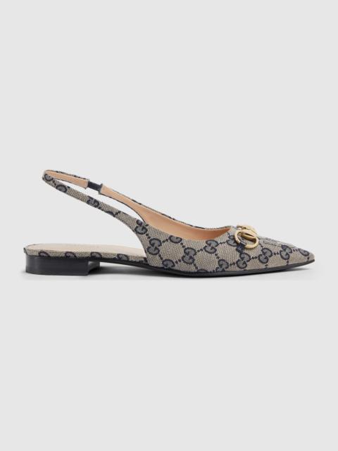 Women's Horsebit slingback ballet flat