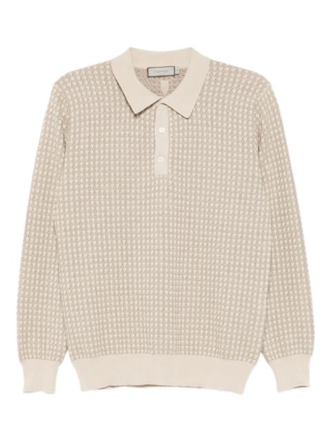 knitted polo shirt