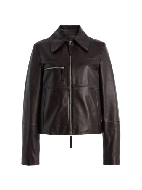 Annabel Leather Jacket brown