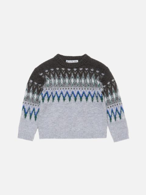 Crewneck knit - Multi grey