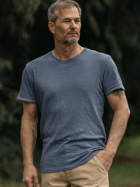 The Stamp Double Knit - Light Blue