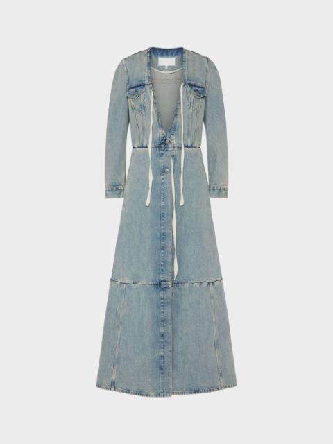 Denim Maxi Coat