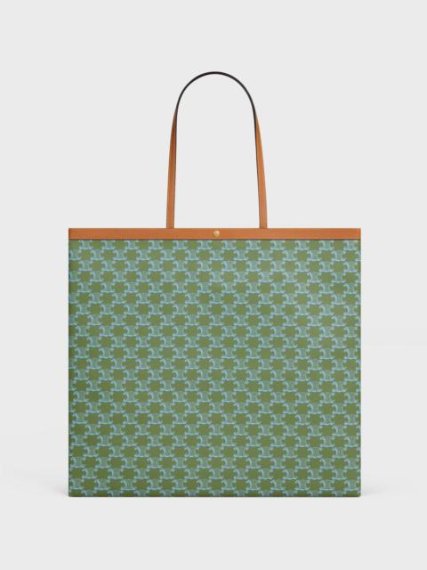 LARGE FLAT SHOPPER IN Triomphe Canvas