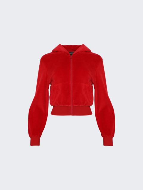 Bb Motel Fitted Zip-up Hoodie Red