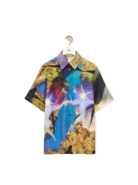 Magical Sky shirt in silk