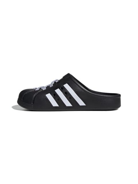 adidas Adilette Clogs 'Black White' JH9848