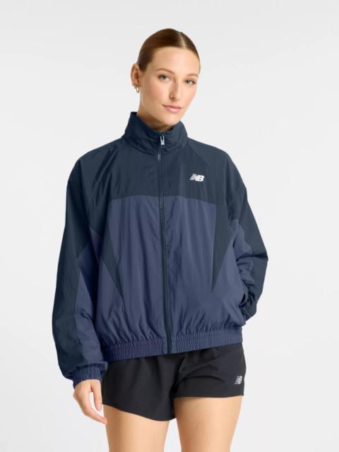 Women's Color Blocked Woven Jacket