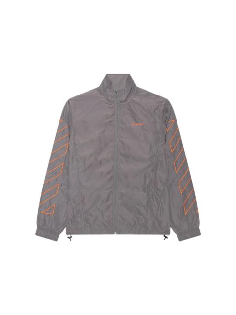 OFF-WHITE Diag Outline Track Top Steel Iron/Blood Orange