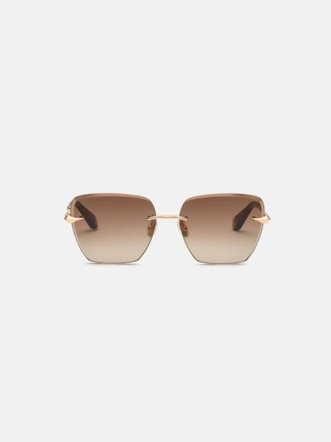 Rimless front sunglasses