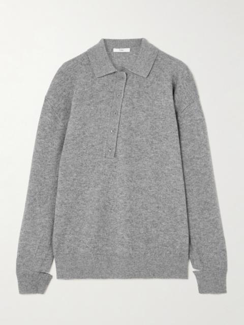 Oversized Wool And Cashmere-blend Polo Sweater