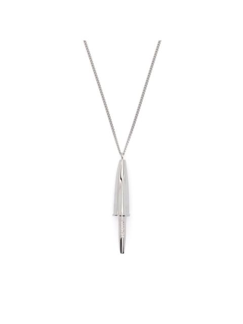 pen cap pendant necklace