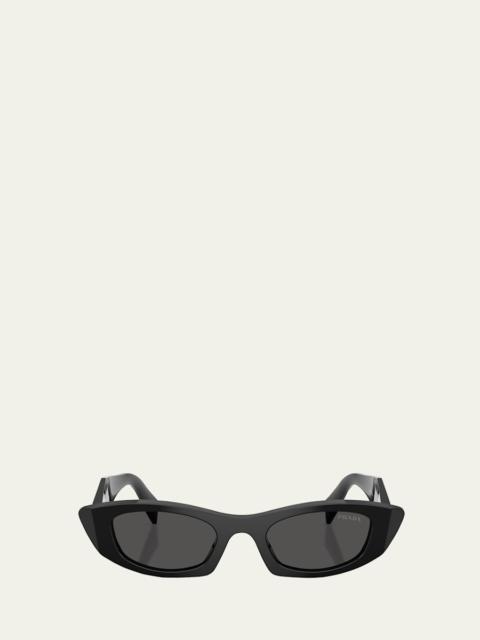 B16SF Acetate Oval Sunglasses