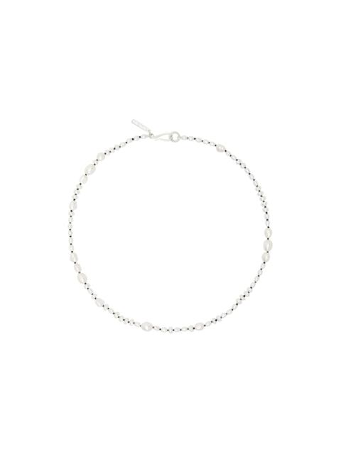 White Pearl Mermaid Necklace