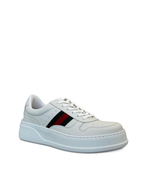 striped chunky sneakers