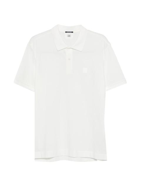short-sleeve logo-patch polo shirt