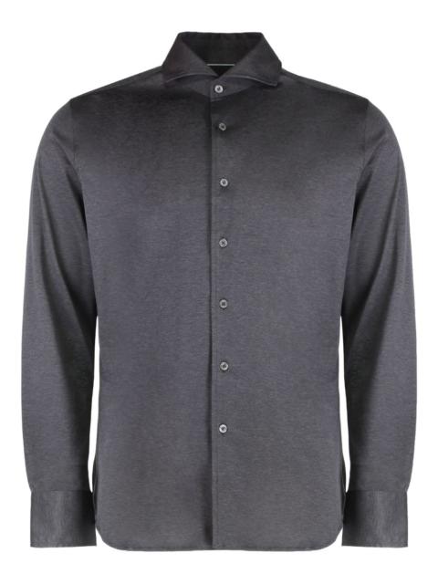 long-sleeve cotton shirt